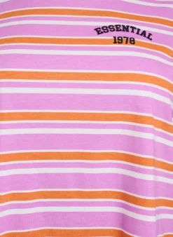 T-Shirt aus Baumwolle mit Streifen