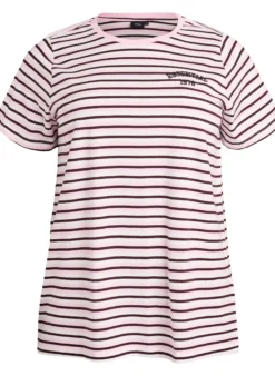 T-Shirt aus Baumwolle mit Streifen
