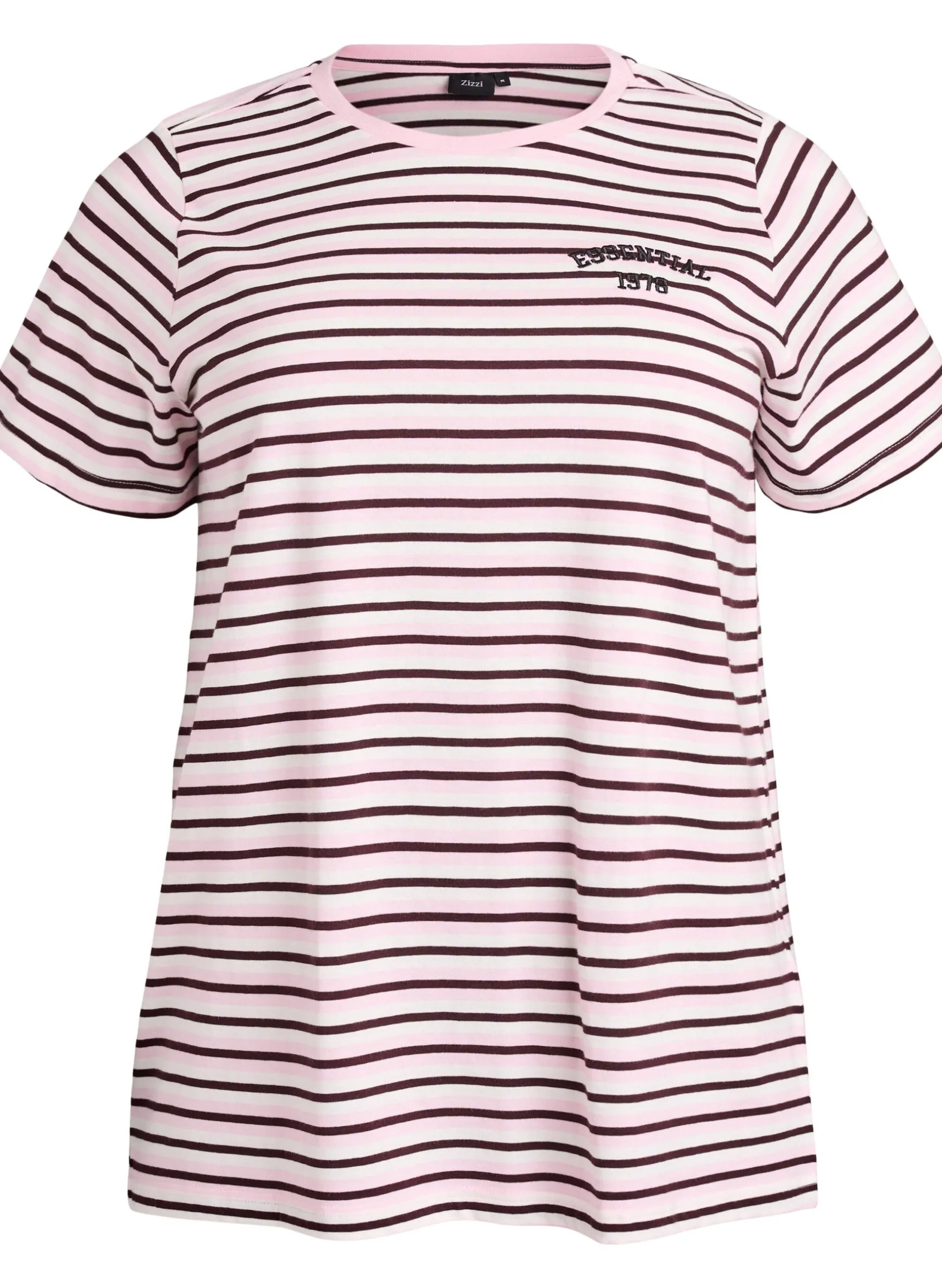 T-Shirt aus Baumwolle mit Streifen