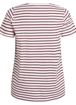 T-Shirt aus Baumwolle mit Streifen