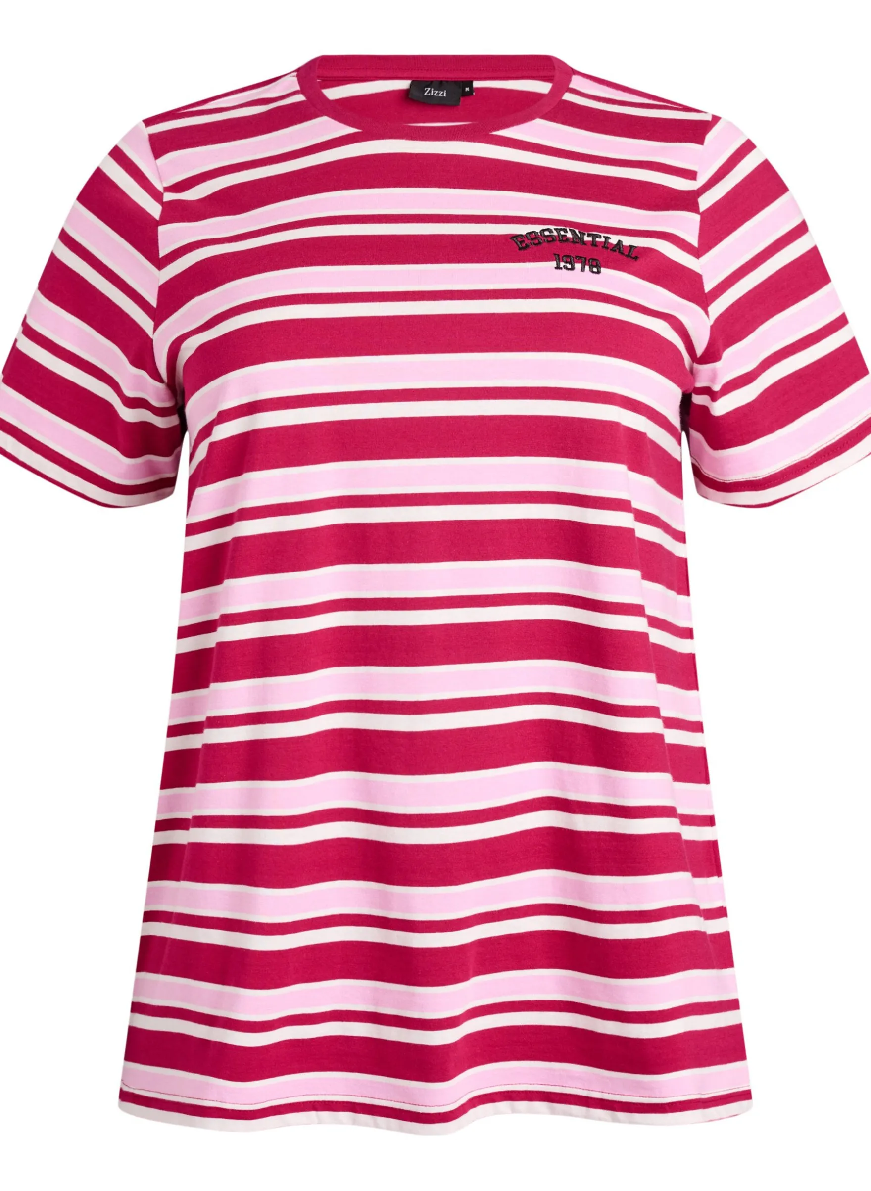 T-Shirt aus Baumwolle mit Streifen