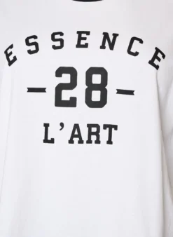T-Shirt aus Baumwolle mit Textprint und Boxy-Fit