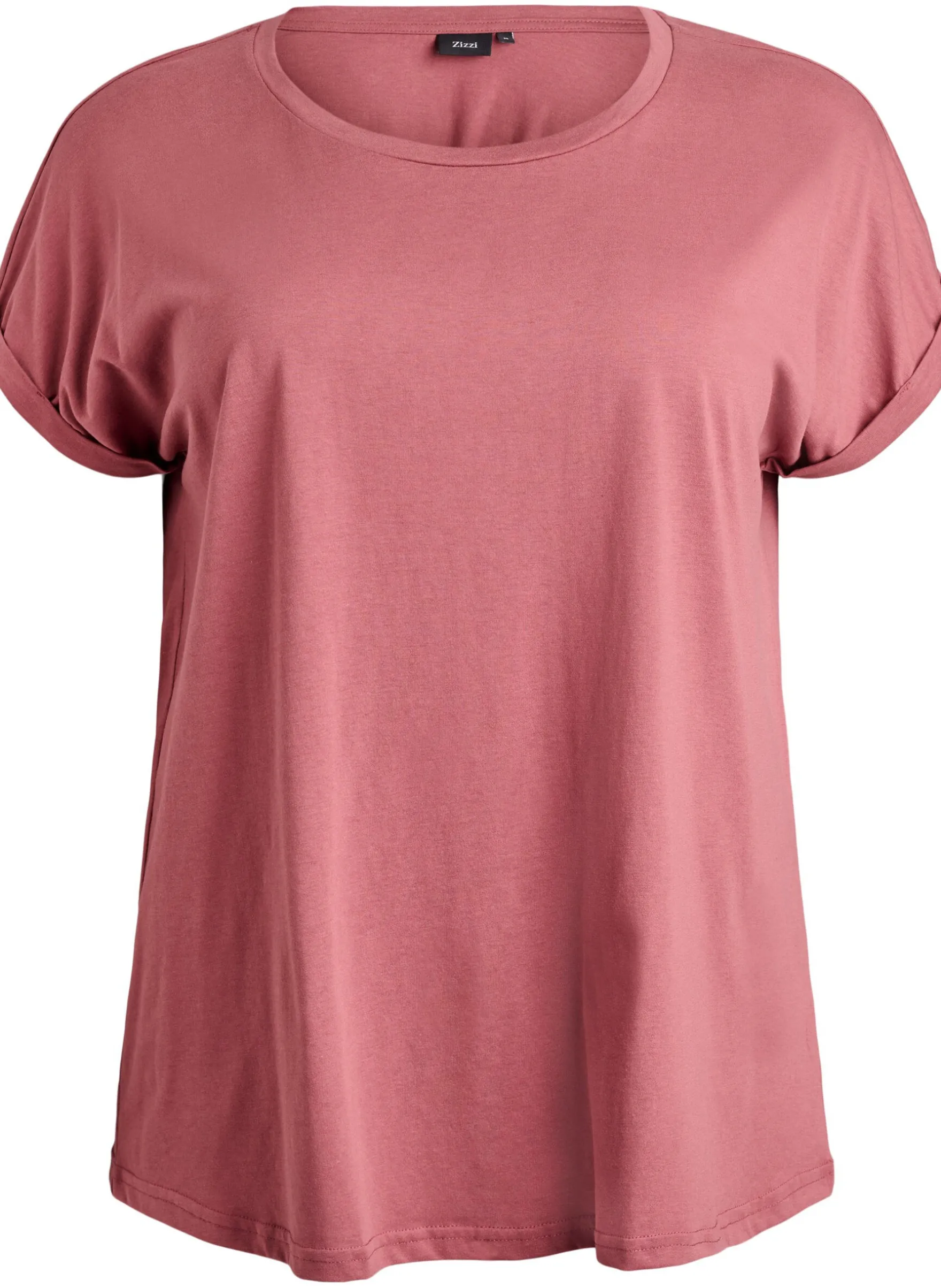 T-Shirt aus Baumwollmischung mit kurzen Ärmeln