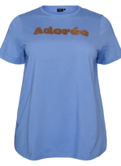 T-Shirt aus Bio-Baumwolle mit Frontprint