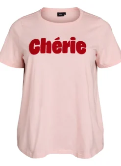 T-Shirt aus Bio-Baumwolle mit Frontprint