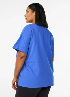T-Shirt aus Bio-Baumwolle mit kleinem Frontmotiv