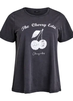 T-Shirt aus Bio-Baumwolle mit Print