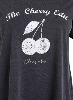 T-Shirt aus Bio-Baumwolle mit Print
