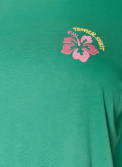 T-Shirt aus Bio-Baumwolle mit Rückenprint