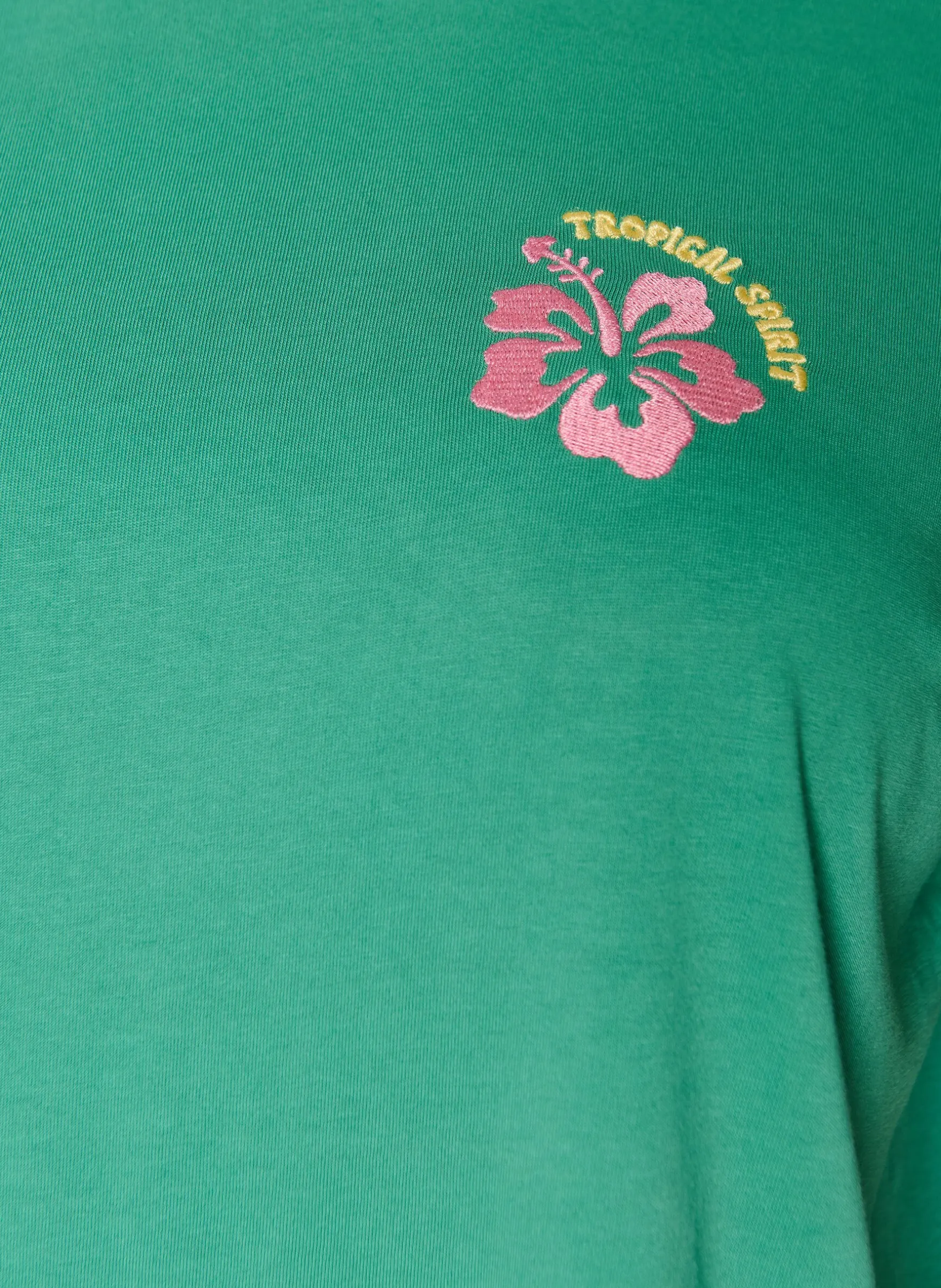 T-Shirt aus Bio-Baumwolle mit Rückenprint