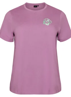 T-Shirt aus Bio-Baumwolle mit Rückenprint