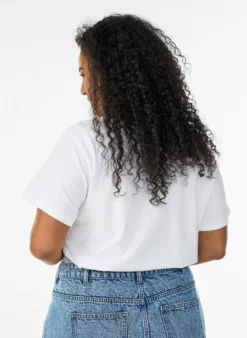 T-Shirt aus Bio-Baumwolle mit Strand-Print