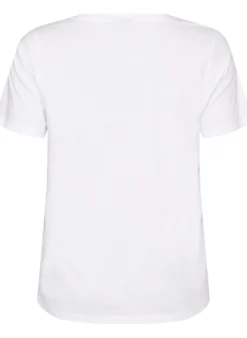 T-Shirt aus Bio-Baumwolle mit Strand-Print