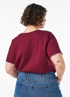 T-Shirt aus Bio-Baumwolle mit sportlichem Textprint