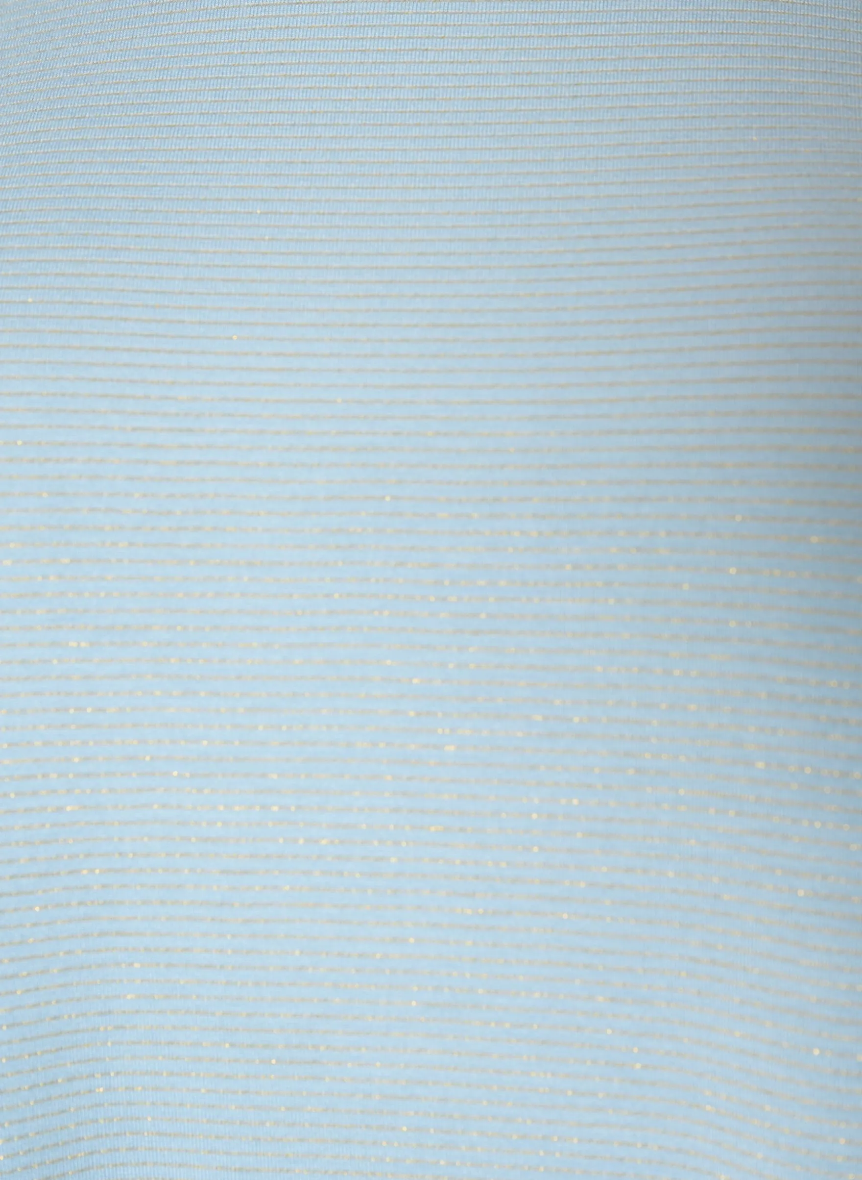 T-Shirt aus Viskose mit Glitzerstreifen