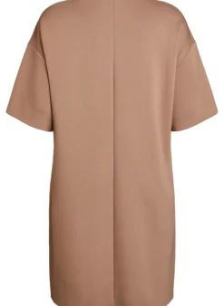 T-Shirt-Kleid aus Jersey mit Seitenschlitzen