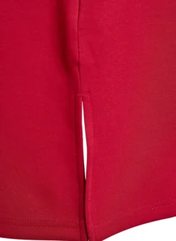 T-Shirt-Kleid aus Jersey mit Seitenschlitzen