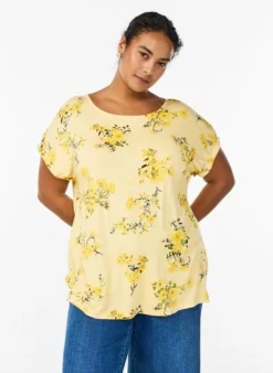 T-Shirt mit Blumenprint