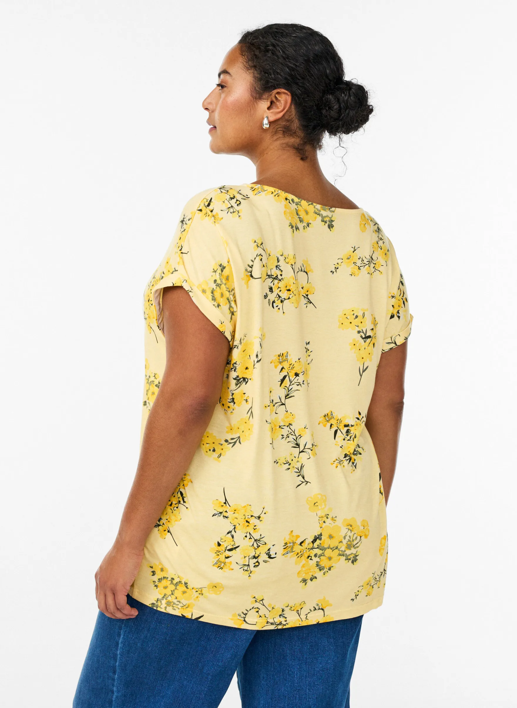 T-Shirt mit Blumenprint