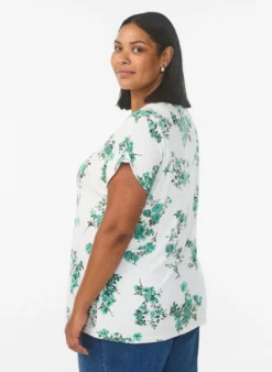 T-Shirt mit Blumenprint