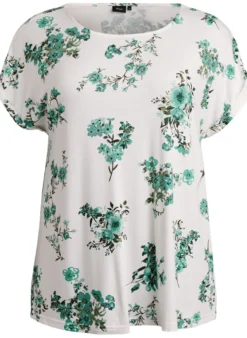 T-Shirt mit Blumenprint