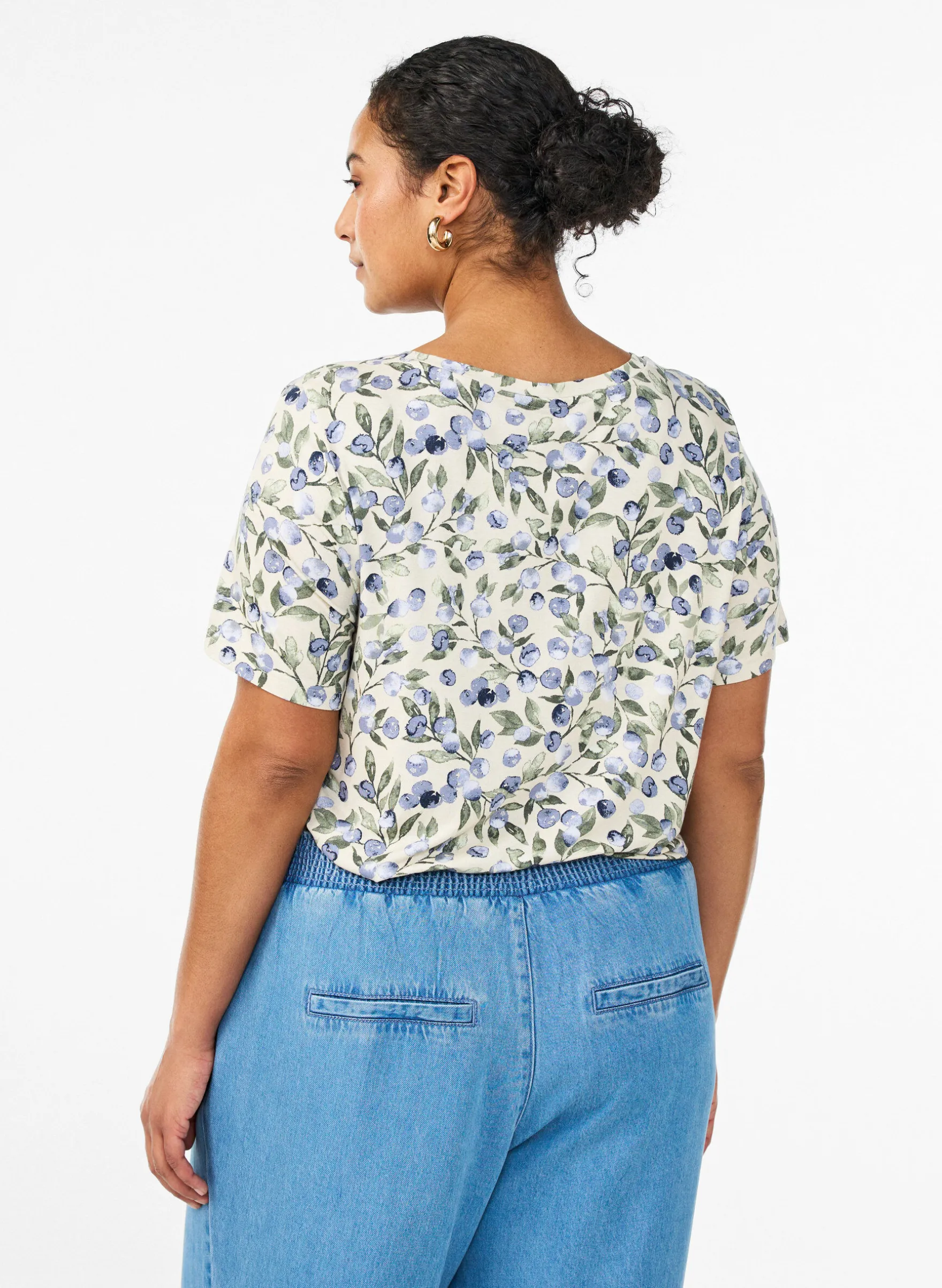 T-Shirt mit floralem Print