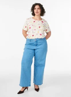 T-Shirt mit floralem Print