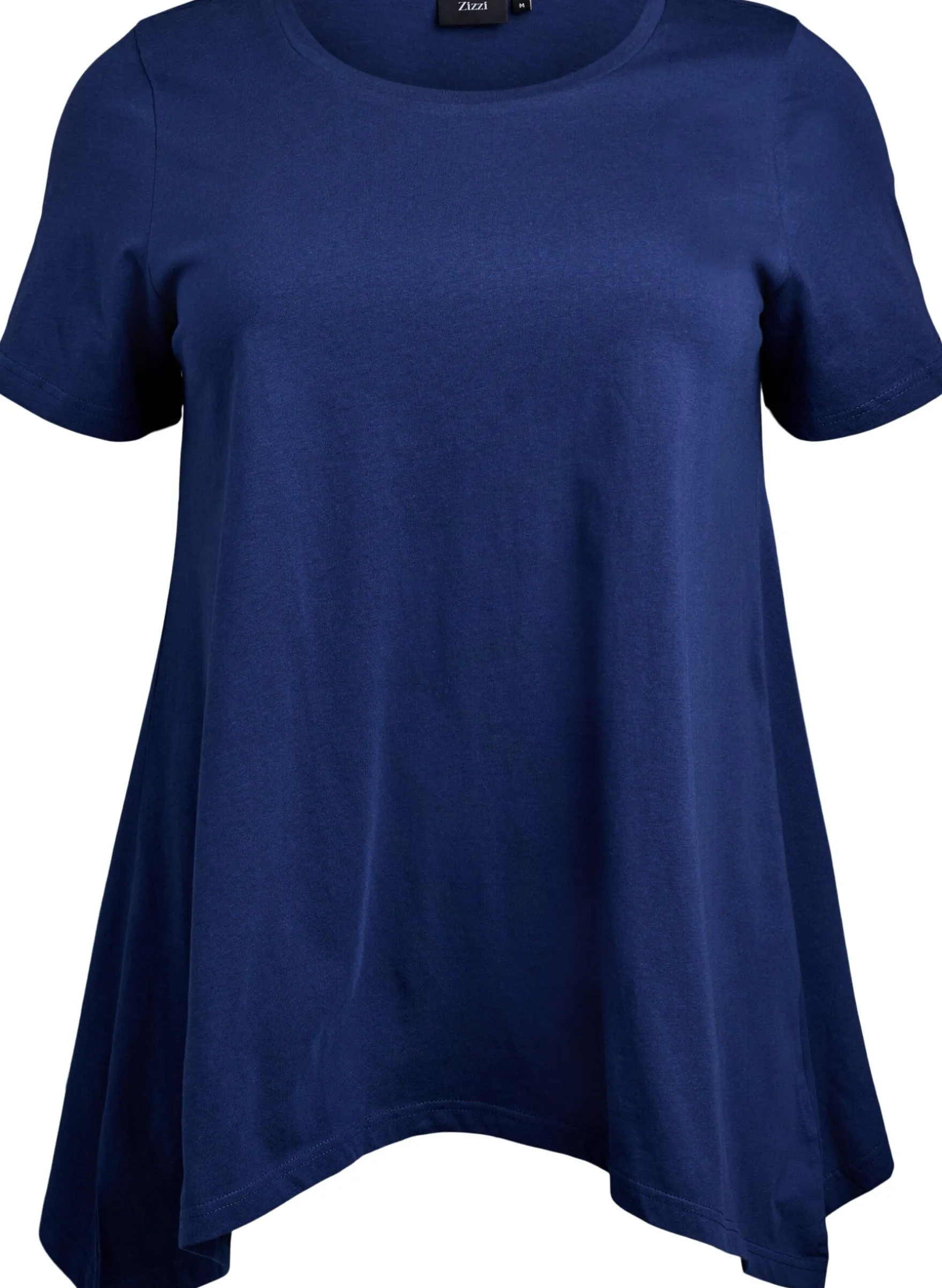 T-Shirt mit Rundhalsausschnitt und A-Linie