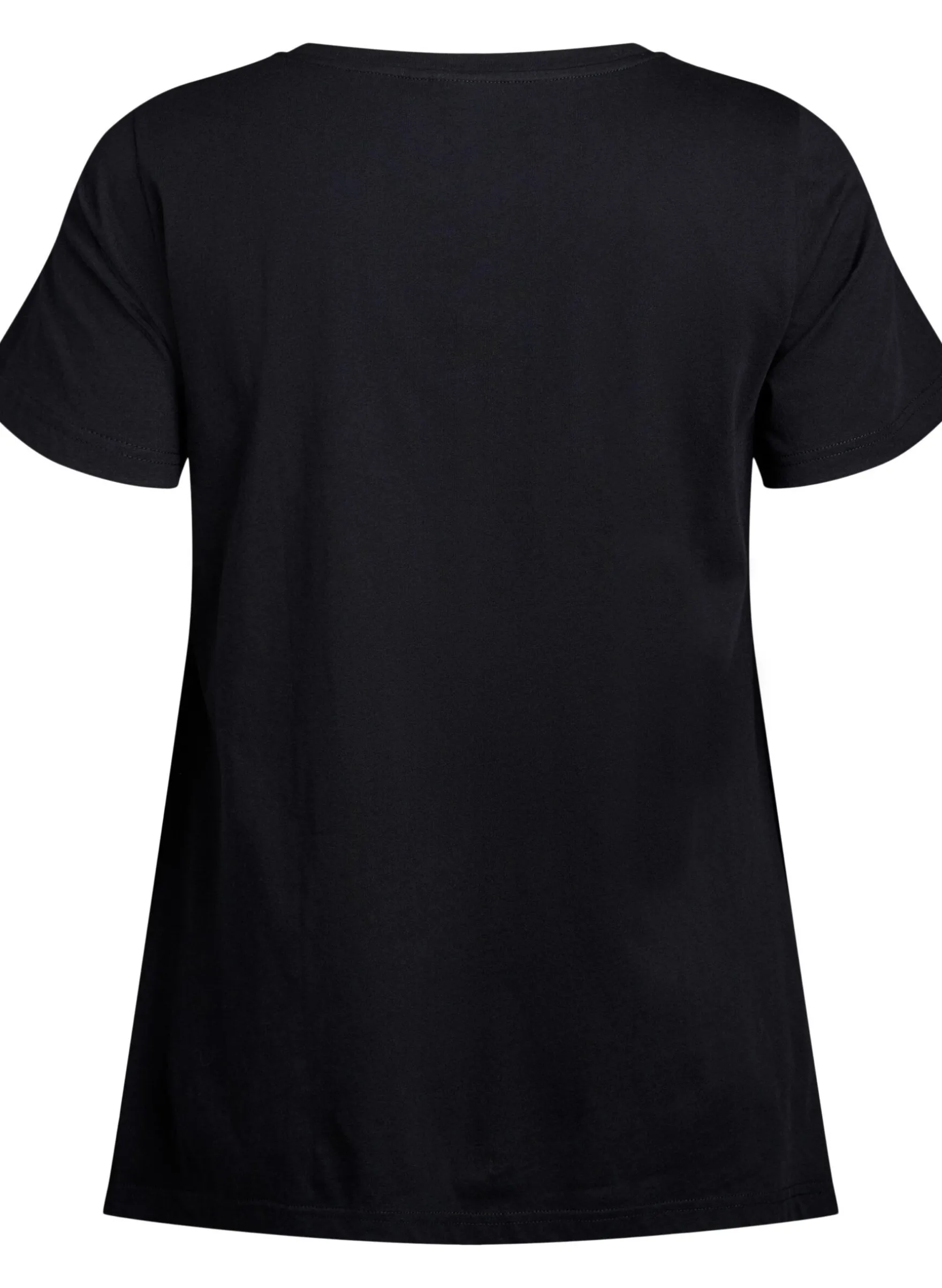T-Shirt mit Rundhalsausschnitt und A-Linie
