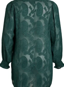 Tunika mit Paisley-Muster und langen Ärmeln