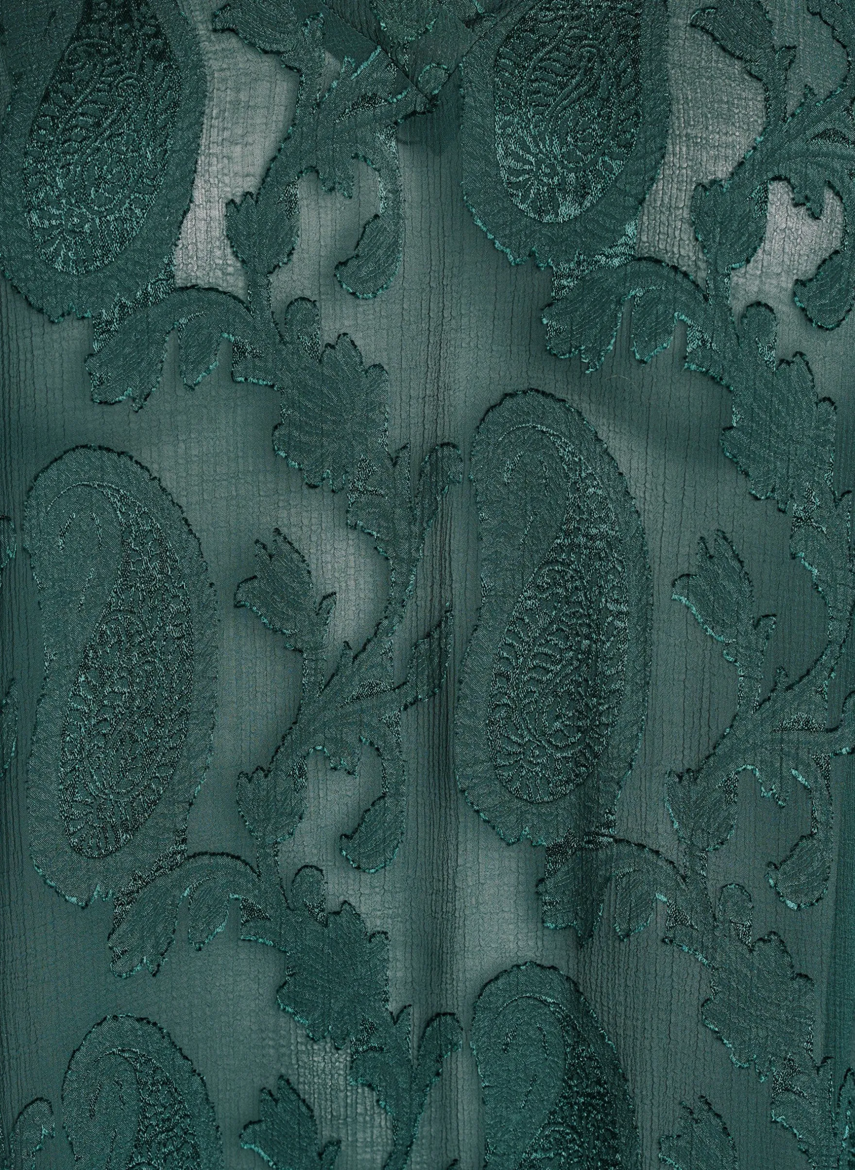 Tunika mit Paisley-Muster und langen Ärmeln