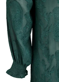 Tunika mit Paisley-Muster und langen Ärmeln
