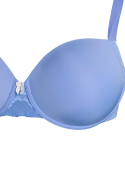 Vorgeformter BH aus Mikrofaser mit Spitzendetail und Schleife