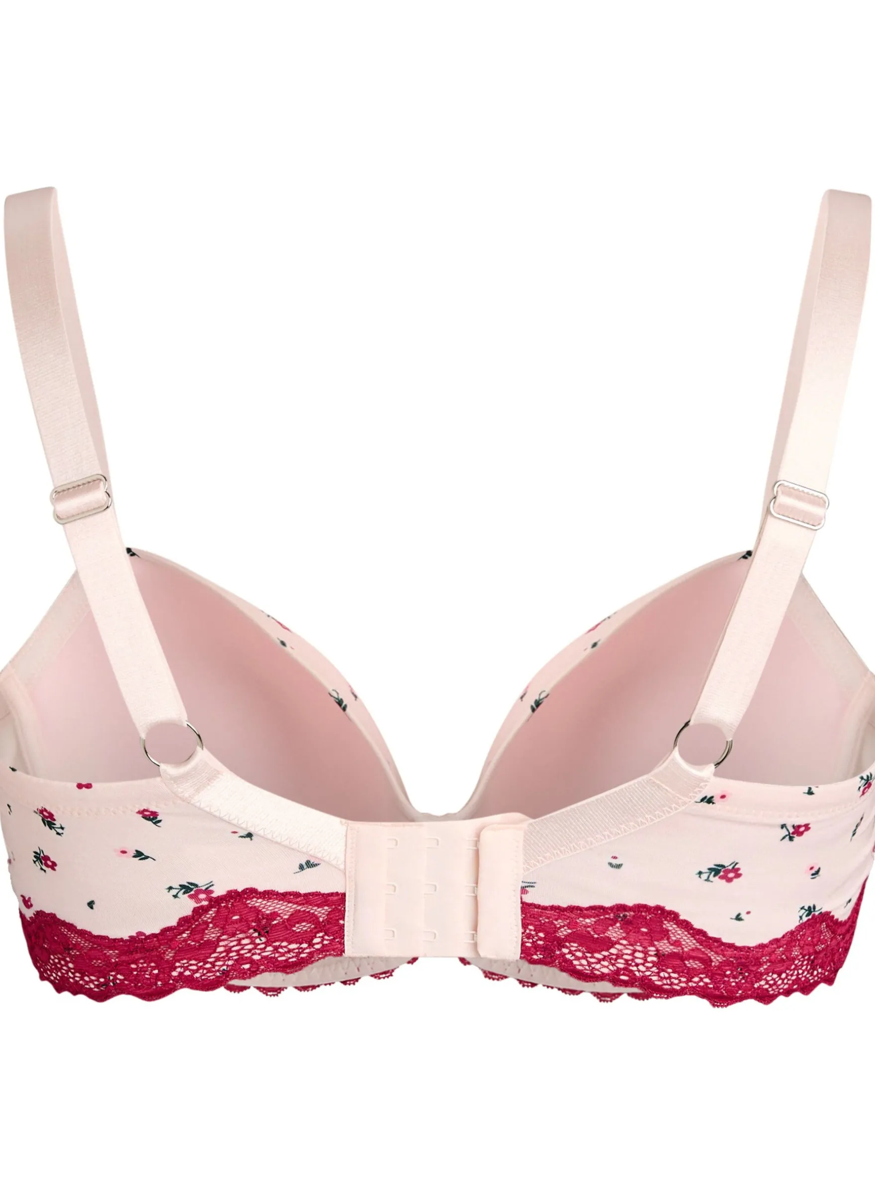 Vorgeformter BH mit Blumenmuster und Spitze