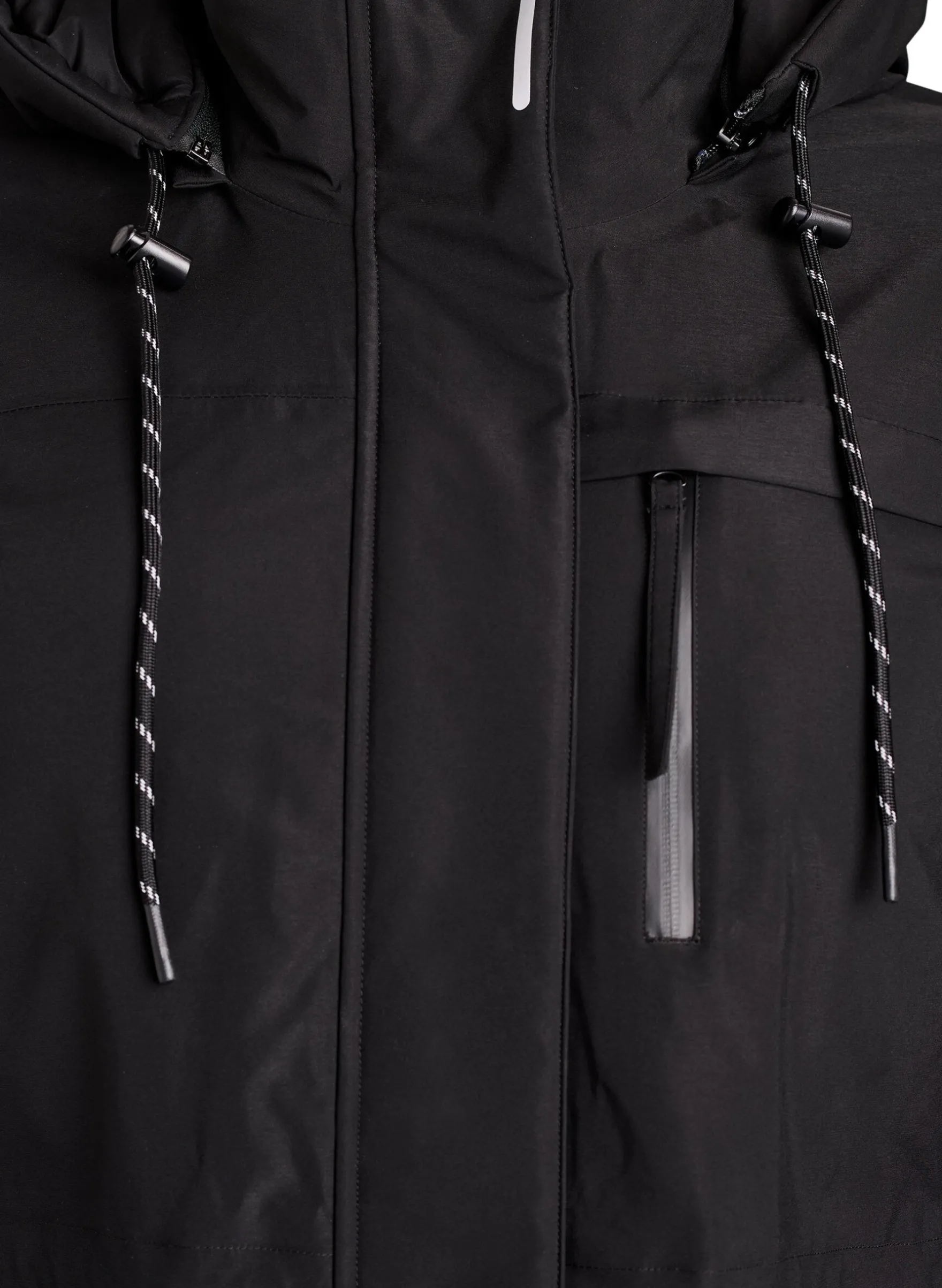 Wasserabweisender Parka mit Kapuze und funktionellen Details