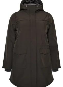 Wasserabweisende Softshell-Jacke mit Steppfutter