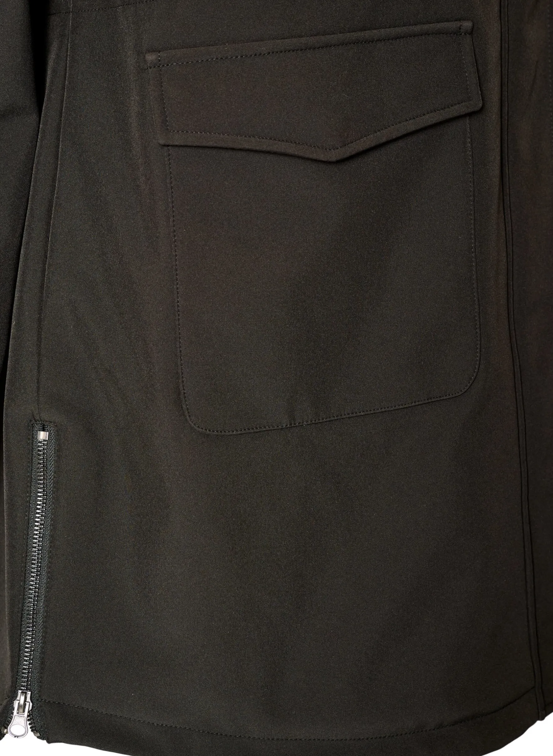 Wasserabweisende Softshell-Jacke mit Steppfutter