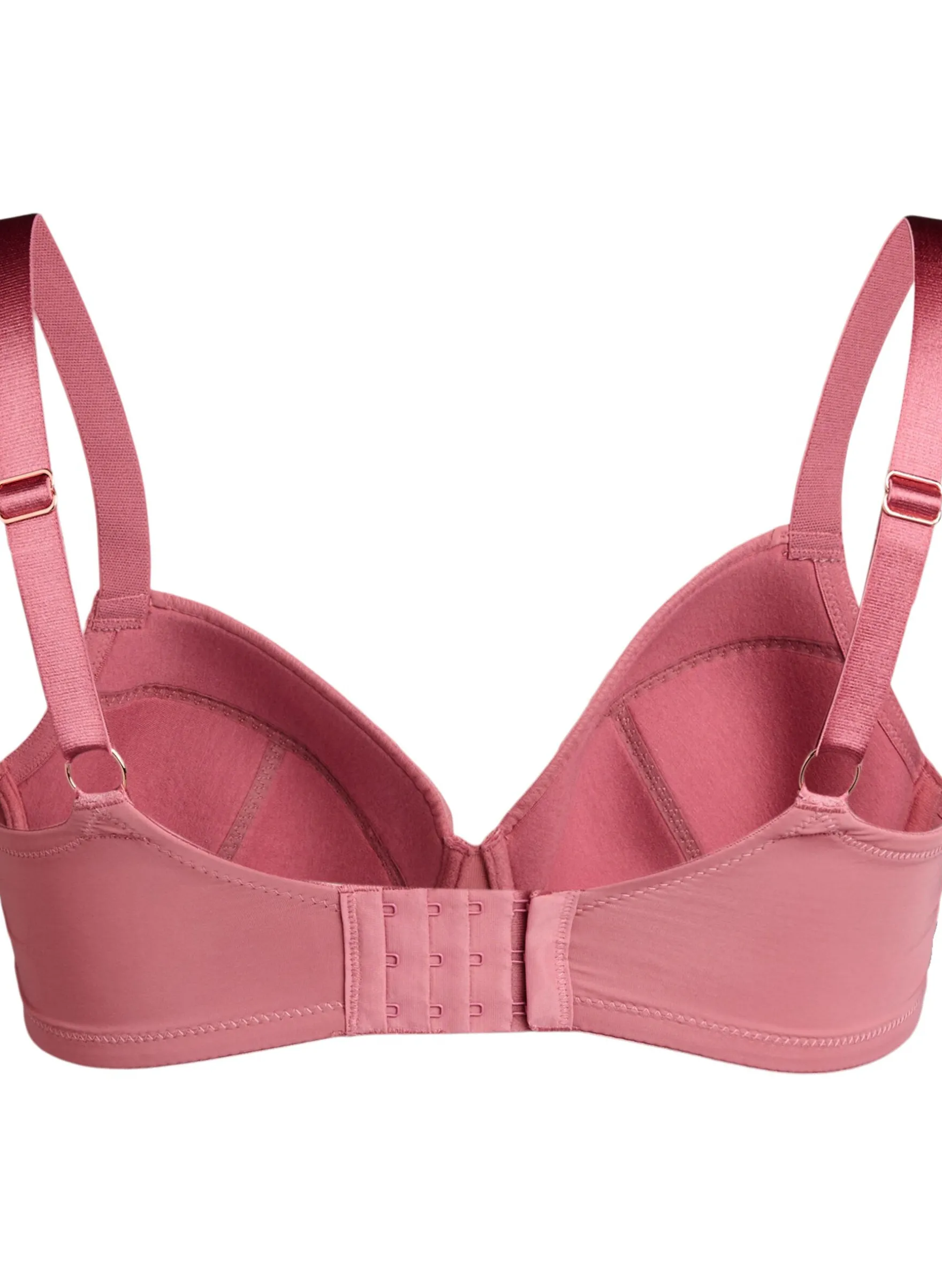 Wattierter BH mit floralen Stickereien