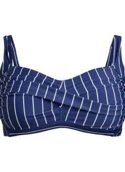 Wattierter Bikini-Oberteil mit Print