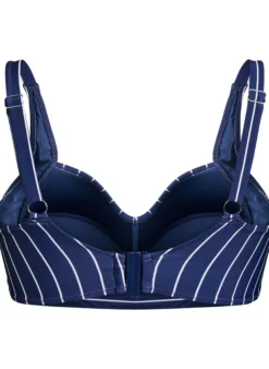 Wattierter Bikini-Oberteil mit Print