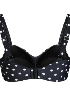 Wattierter Bikini-Oberteil mit Print
