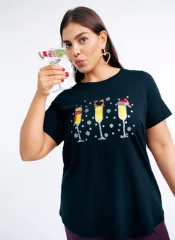 Weihnachts-T-Shirt aus Bio-Baumwolle