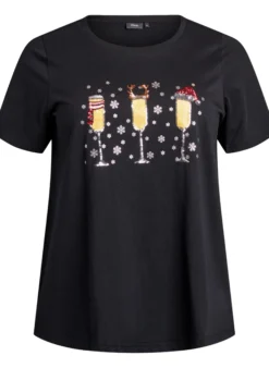 Weihnachts-T-Shirt aus Bio-Baumwolle