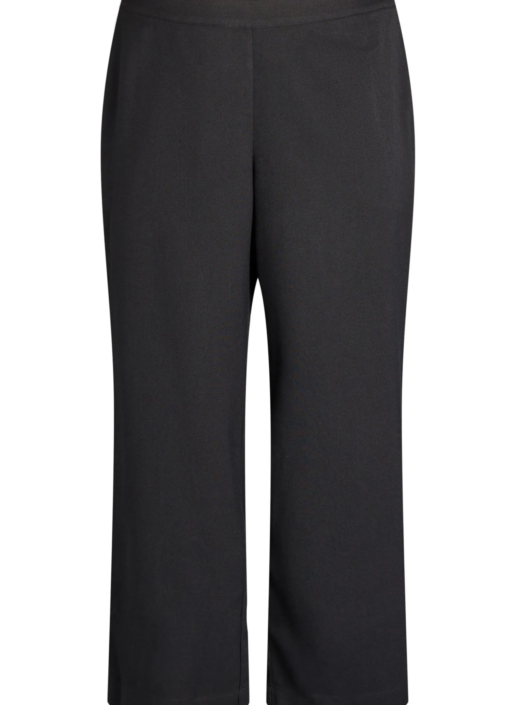 Weite Hose mit hoher Taille