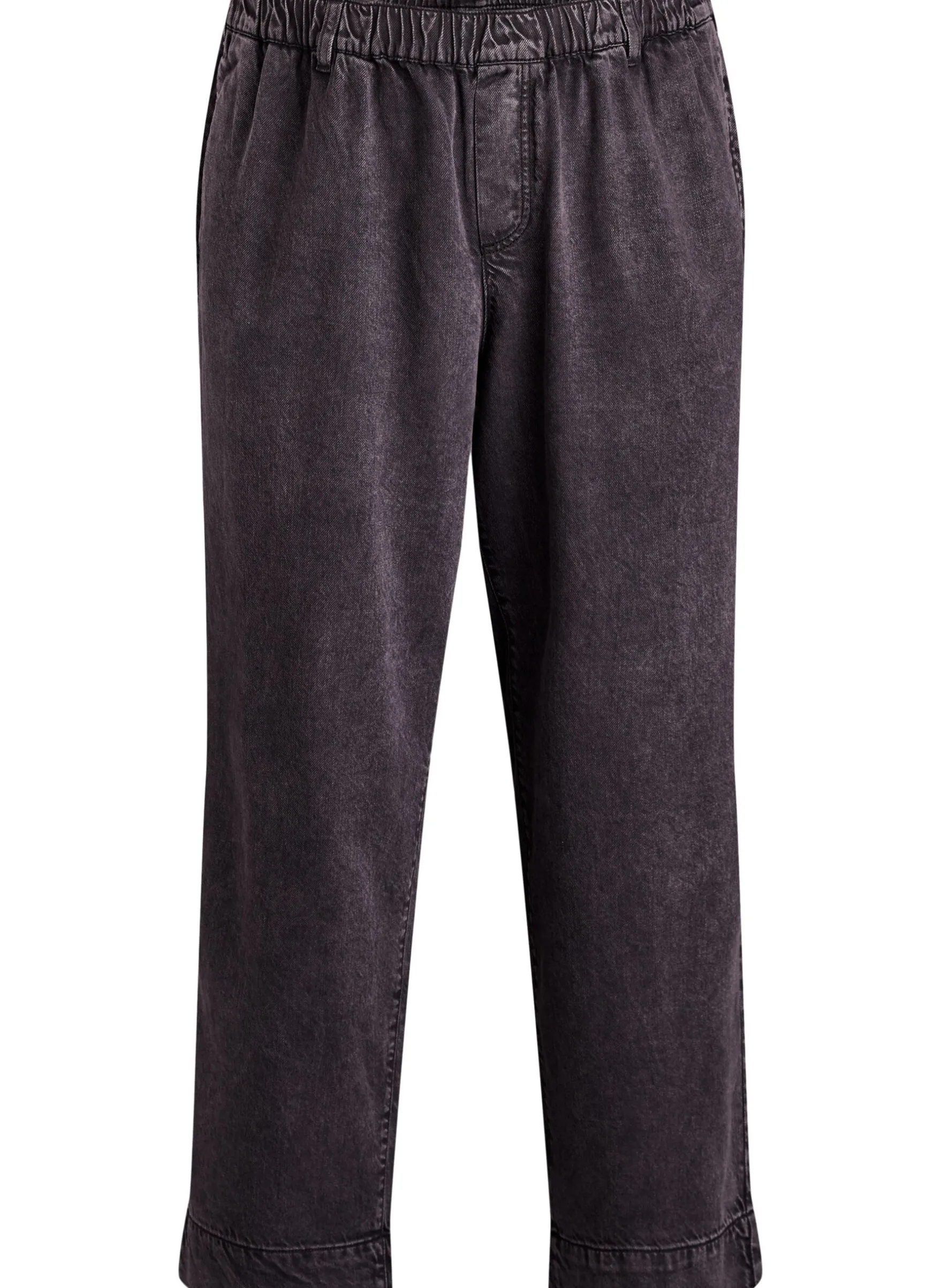 Weite Jeans mit elastischem Bund