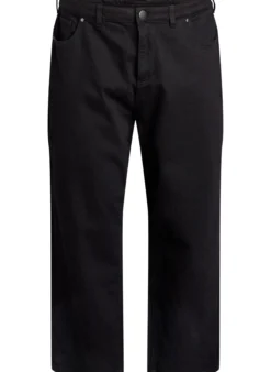 Weite Jeans mit verkürzter Länge