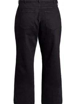 Weite Jeans mit verkürzter Länge
