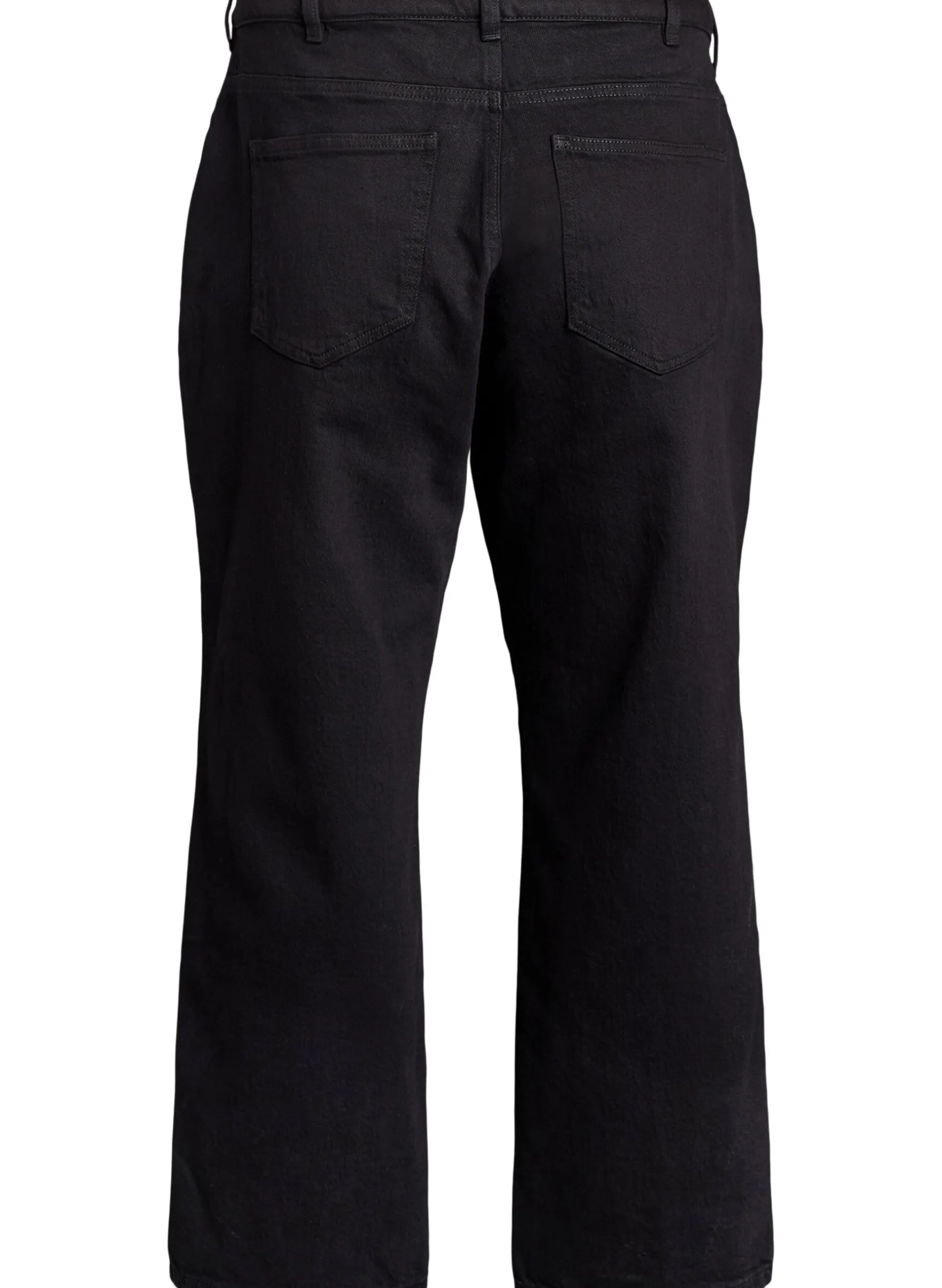 Weite Jeans mit verkürzter Länge