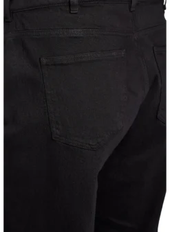 Weite Jeans mit verkürzter Länge