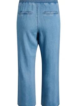 Weite Lyocellhose in Denim-Optik